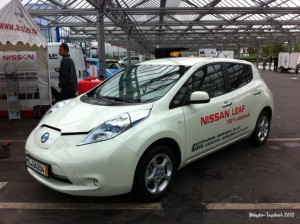 Nissan Leaf auf dem Elektromobilitätstag