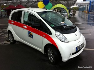 Peugeot iOn auf dem Elektromobilitätstag