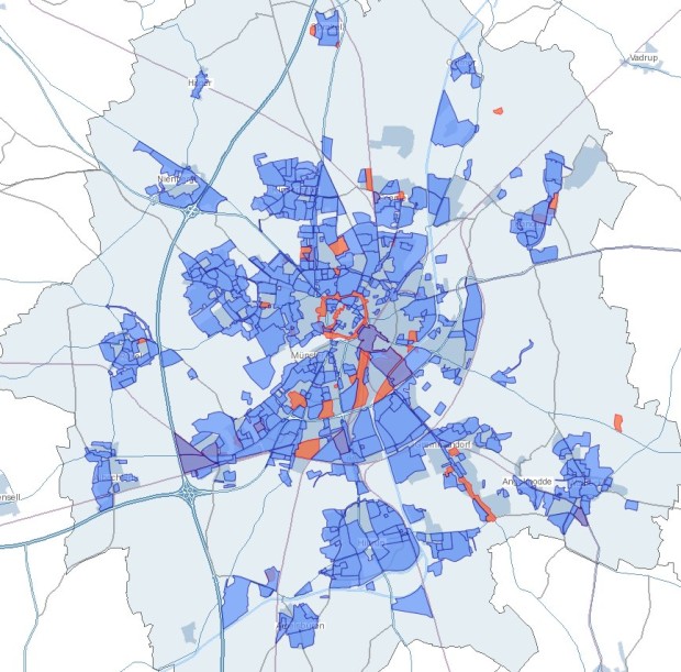 Bebauung in Münster