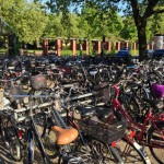 Typisch Münster: Unendlich Fahrräder am Hbf Münster