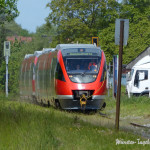 Sonderzug auf der WLE-Strecke in Wolbeck